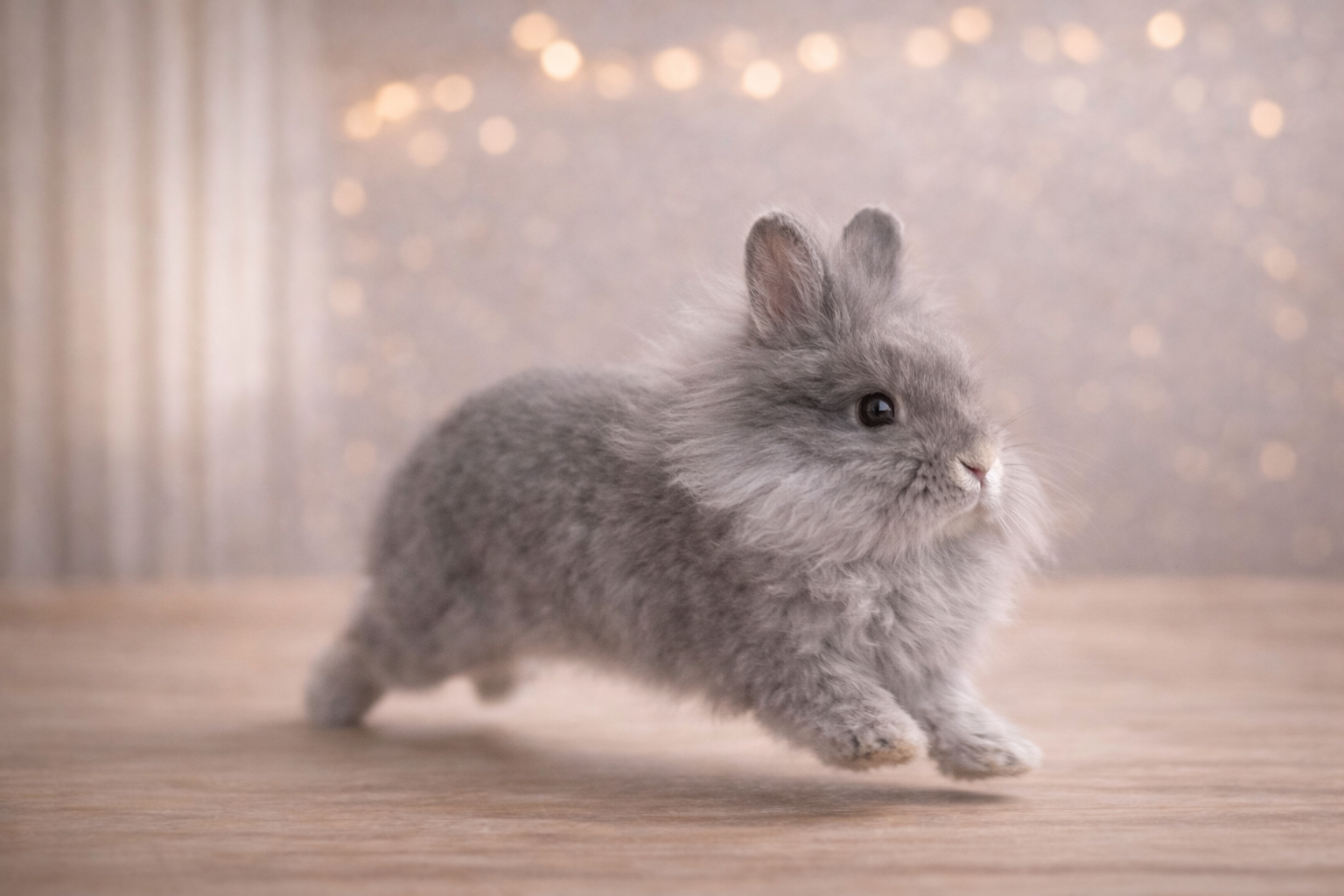 レオが元気に走り回る様子